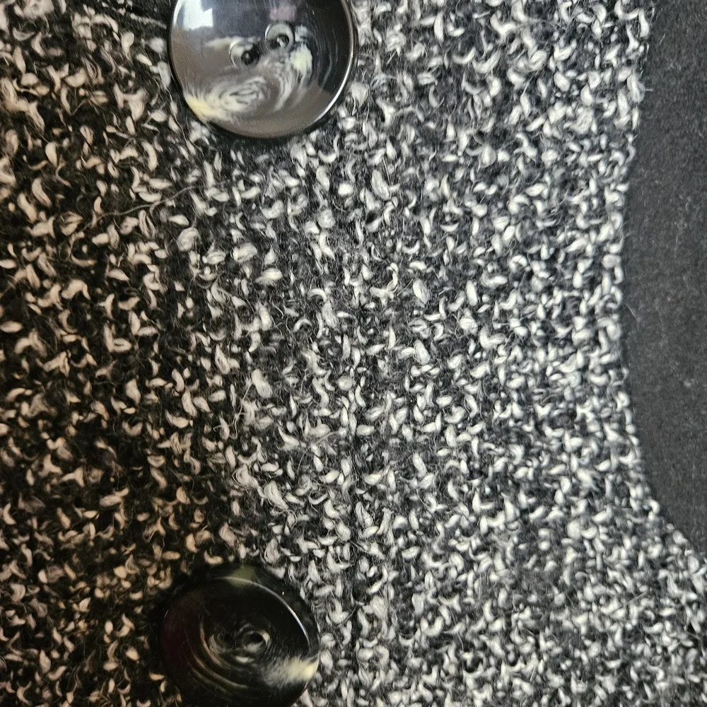 DEBBIE SHUCHAT COLLECTION WOMEN  CHARMING MID LONG TWEED COAT SIZE XL - Picture 8 of 16